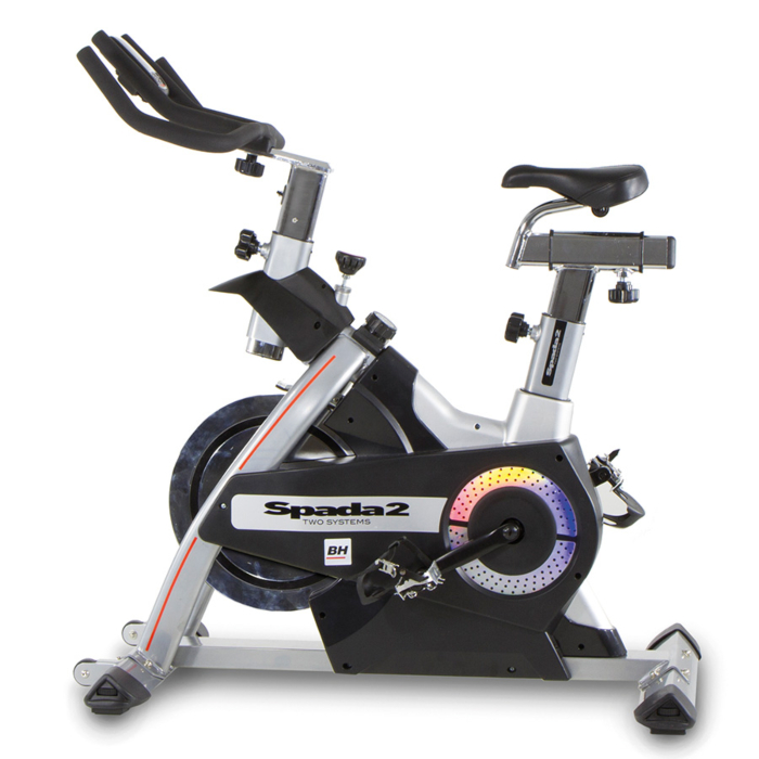 ¿Cómo se utiliza la bicicleta de spinning BH Fitness I.Spada 2 Dual H9355i?