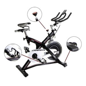 ¿Es posible ajustar la intensidad de los entrenamientos en la BH SB2.2 bicicleta de spinning?