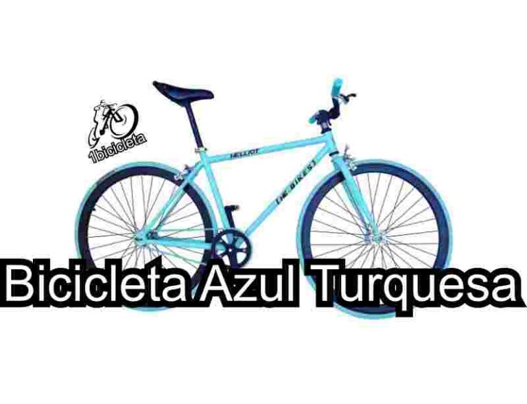 Bicicletas azul turquesa