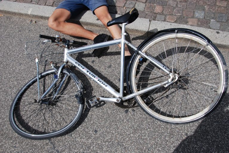 Accidentes más comunes yendo en bicicleta